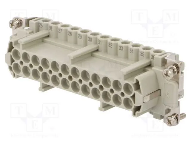 Conector: Hdc, Fêmea, Cne, Pin: 24, 24+Pe, Tamanho 104.27, 16a, 500v