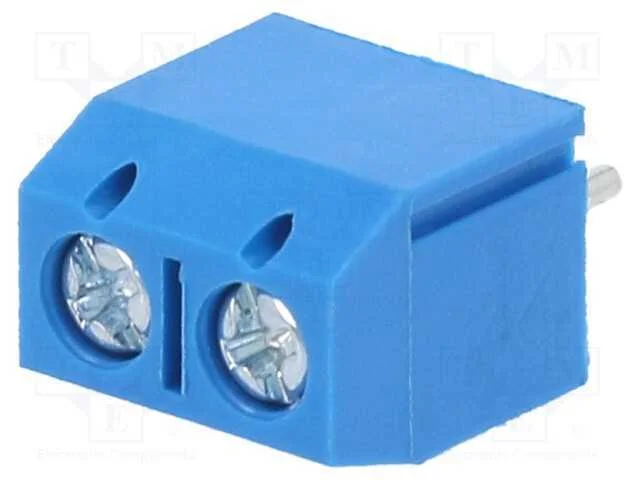 Pcb Bloco Terminal, Angulares 90, 5mm, Faixas: 2, para Pcb, 16a