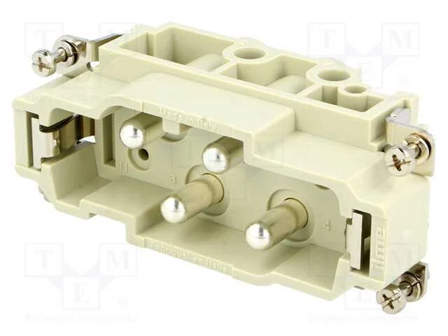 Conector: Hdc, Macho, Cx, Pin: 4, Tamanho 77.27, 80a, 690v, 4÷16mm2