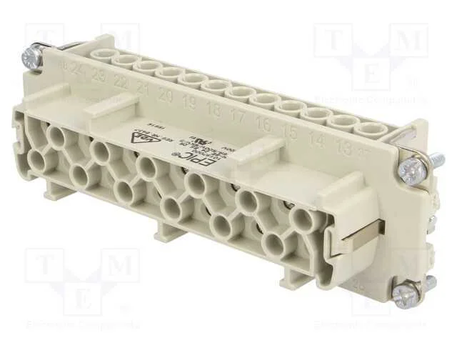 Conector: HDC, inserto de contatos, f&ecirc;mea, EPIC H.