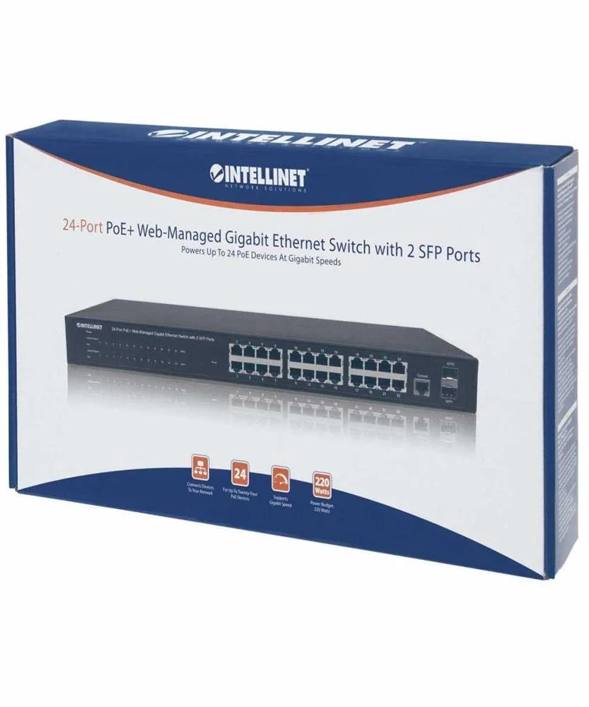 INTELLINET 560559 SWITCH DE REDE GERIDO GIGABIT E.