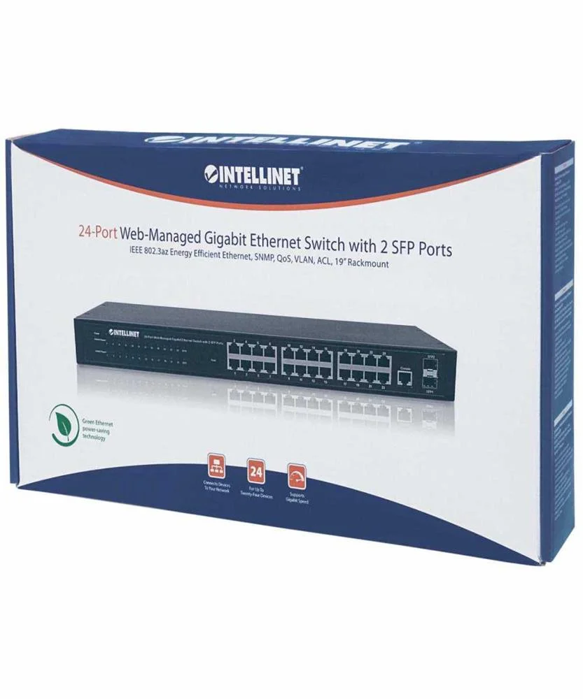 INTELLINET 560917 SWITCH DE REDE GERIDO GIGABIT E.