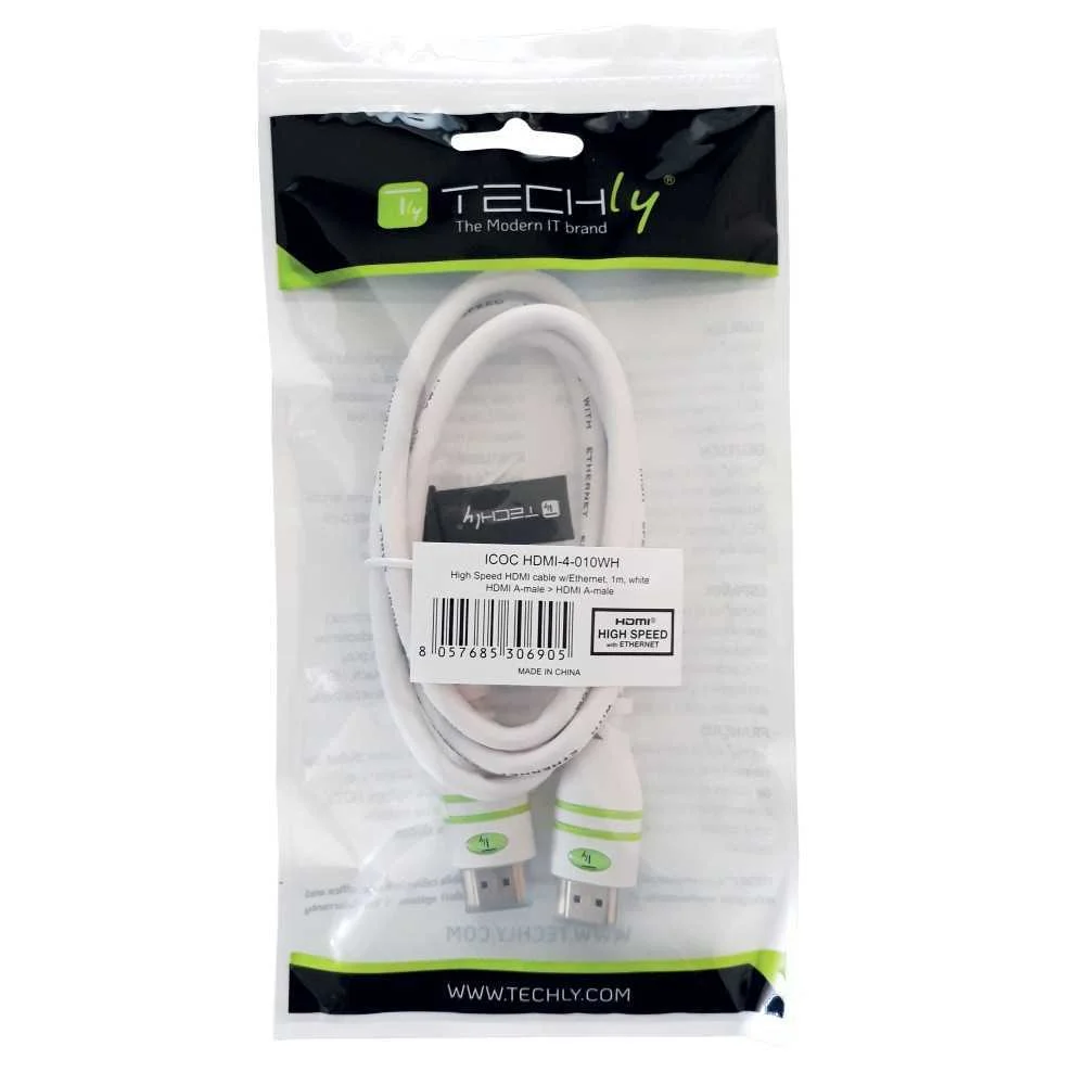 Techly 2.0m Hdmi M/M Cabo Hdmi 2 M Hdmi Type a (S.