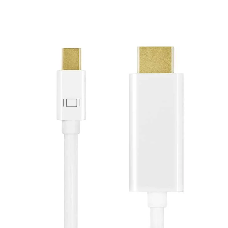 Logilink 4k Mini Displayport-Kabel Dp 1.2 Zu Hdmi 1.4 3m Wei