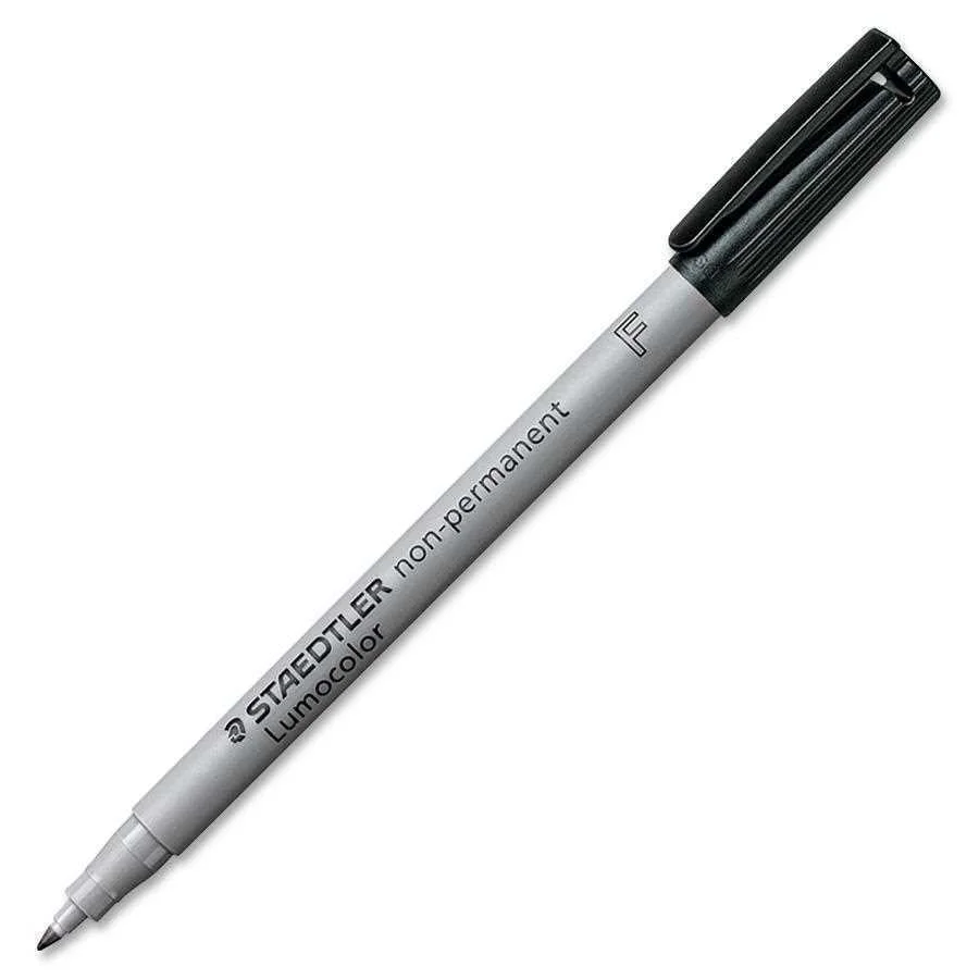 Staedtler Folienstift Lumocolor Non-Perm F Schwarz 10 Stück