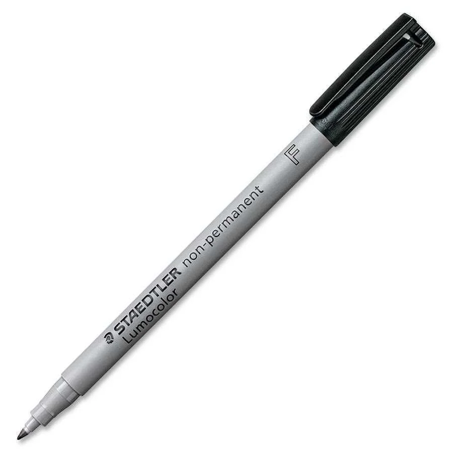 Staedtler Folienstift Lumocolor Non-Perm F Schwarz 10 Stück