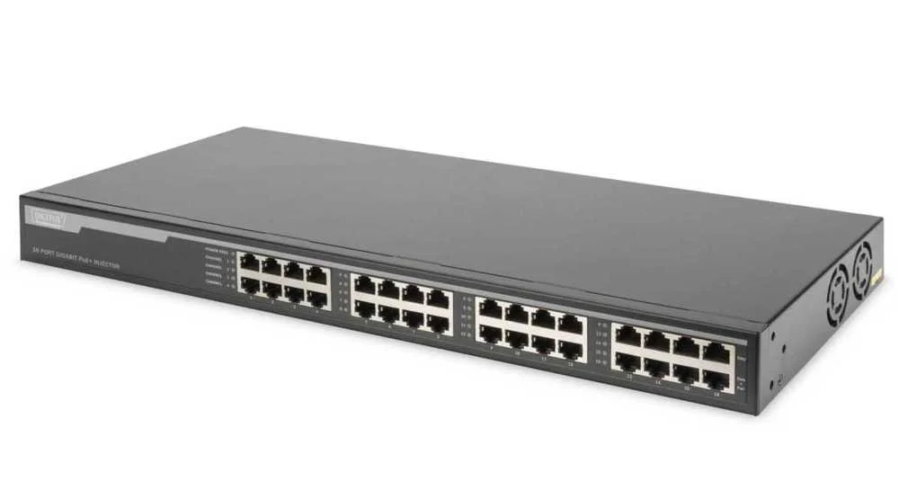 Digitus Switch 16 Port Gigabit Poe+ Injektor 250w 803.3at