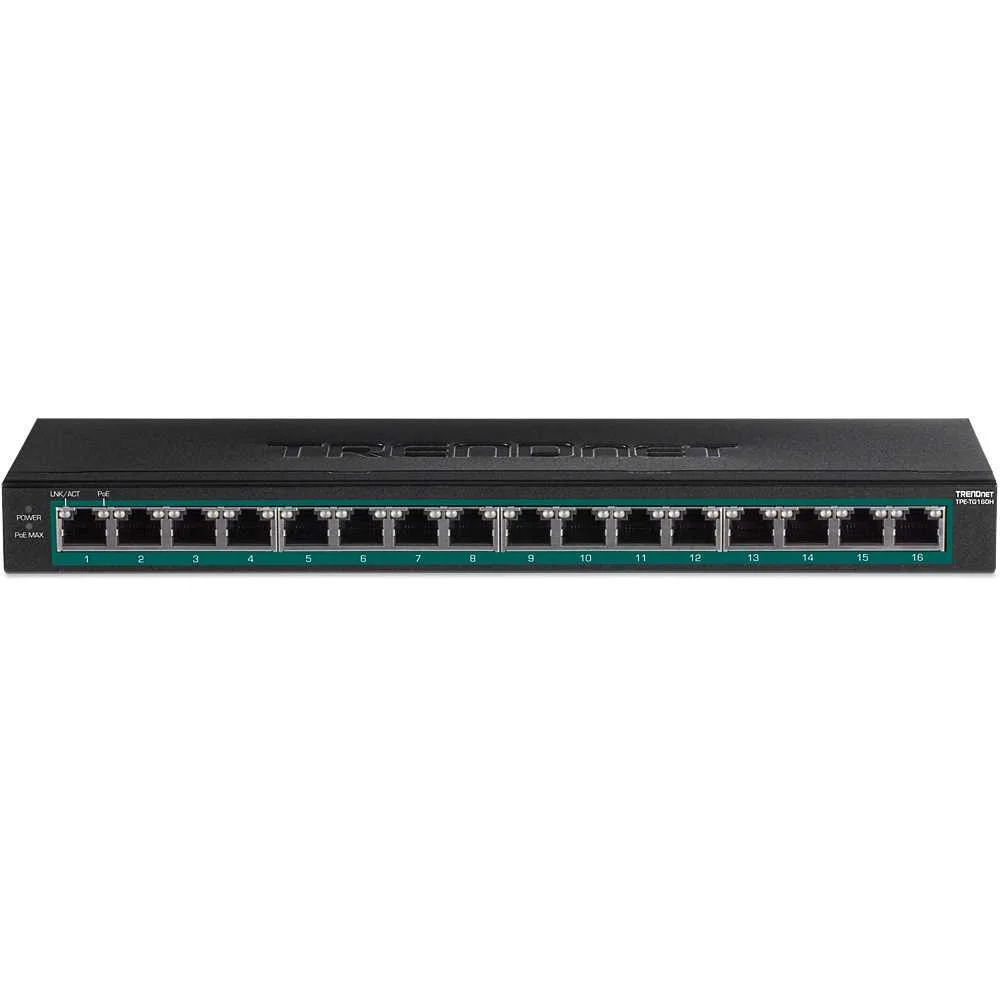 Trendnet 16-Port Gigabit Poe+ Switch(123w)