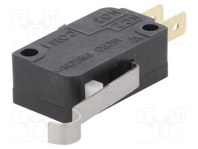 Microinterruptor SNAP ACTION, com alavanca que si.