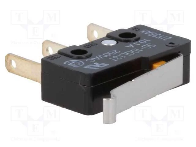 Microinterruptor SNAP ACTION, com alavanca que si.