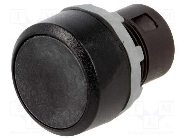 Interruptor: de Pressão, 22mm, Pos.Estáv: 1, Preto, Não Disp, Ip66