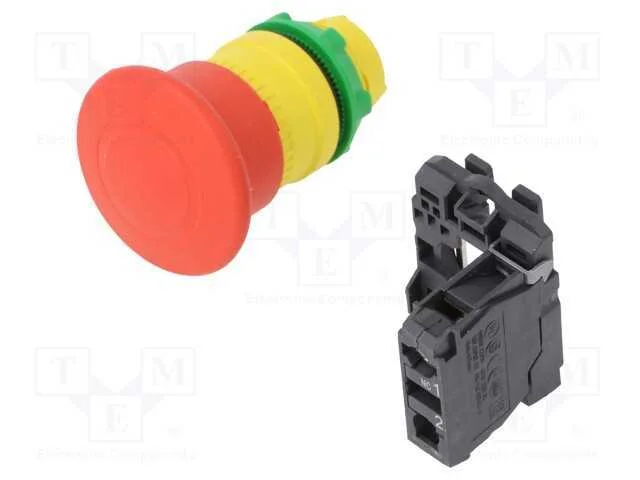 Interruptor: de Segurança, 22mm, Nc, Vermelho, Não Disp, 3a/240vac