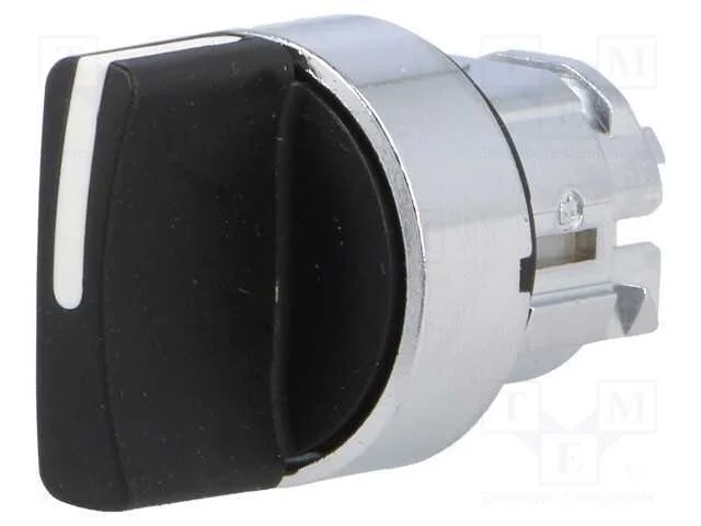 Interruptor: Giratório, 22mm, Pos.Estáv: 3, Preto, Não Disp, Ip66