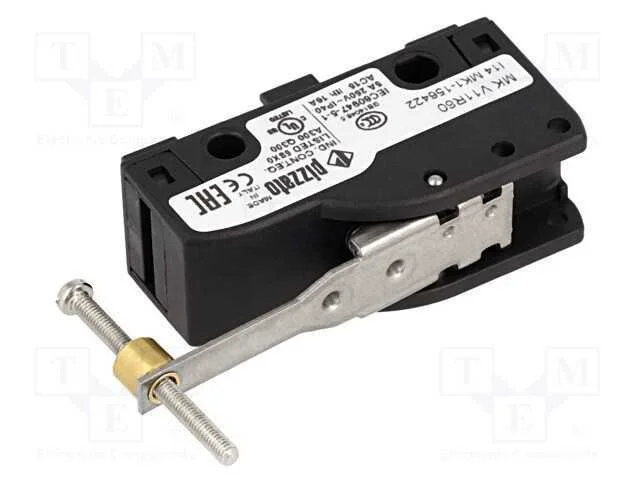 Microinterruptor SNAP ACTION, com alavanca,com nú.