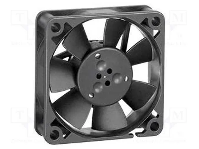 Ventilador: DC, transversal, 24VDC, 50x50x15mm, 2.