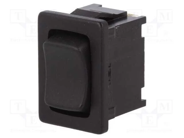 ROCKER, SP3T, Pos: 3, (ON)-OFF-(ON), 6A/250VAC, p.