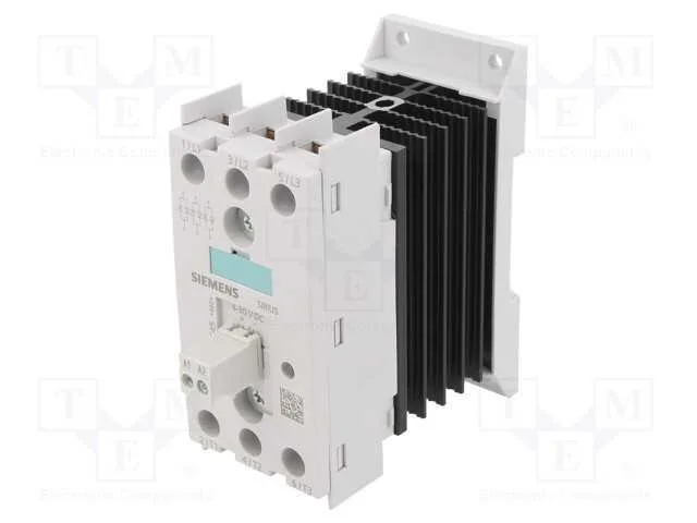 Rel&eacute;: semicondutores, 10A, Ucom: 48&divide;600VAC, 3-f&aacute;s.