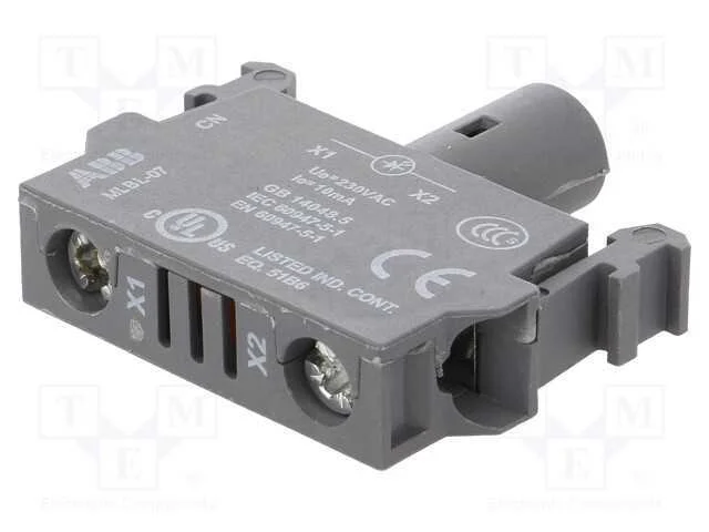 Componente de iluminação, 22mm, Ilum: LED, fronta.