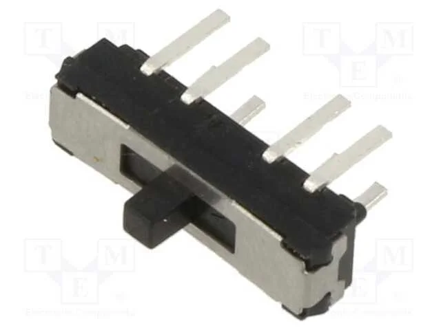 Interruptor Deslizante, Pos: 3, Dp3t, 0,3a/6vdc, O