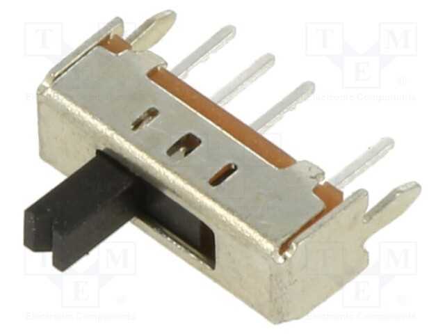 Interruptor Deslizante, Pos: 3, Sp3t, 0,1a/12vdc,