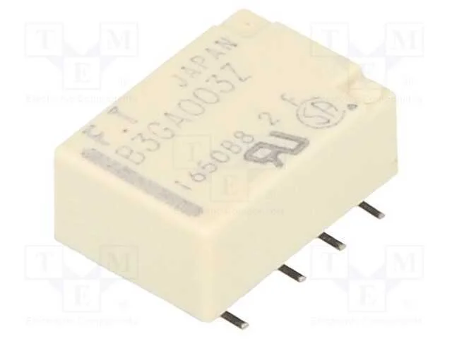 Relé: Eletromagnético, Dpdt, Ubobina : 3vdc, 2a, 0,3a/125vac, Smt