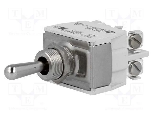 Interruptor: de alavanca, Pos: 3, DP3T, (ON)-OFF-.