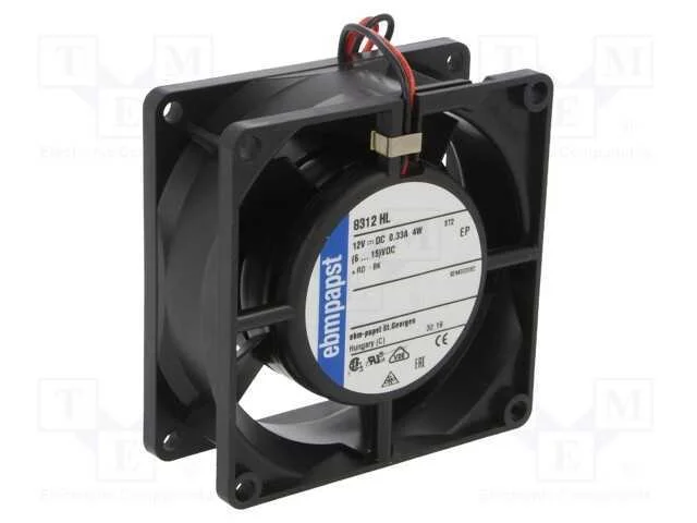 Ventilador: Dc, Transversal, 12vdc, 80x80x32mm, 66m3/H, 43dba