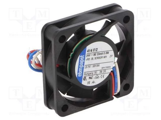 Ventilador: Dc, Transversal, 24vdc, 40x40x20mm