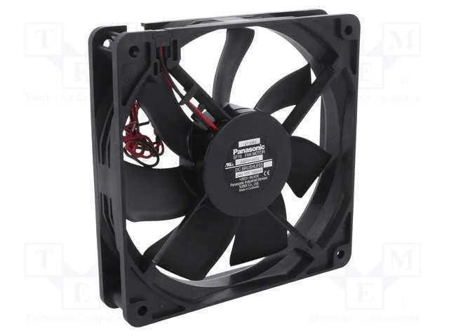 Ventilador: Dc, Transversal, 24vdc, 120x120x25mm,.