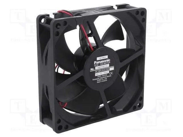 Ventilador: Dc, Transversal, 24vdc, 92x92x25mm, 5.