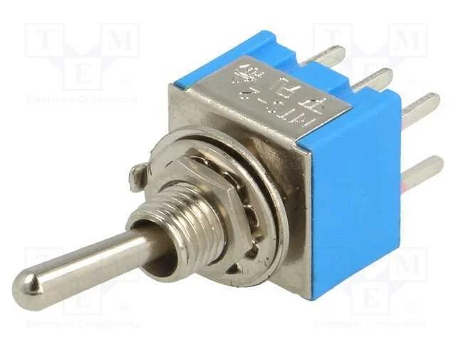 Interruptor: de alavanca, Pos: 2, DPDT, ON-ON, 3A.