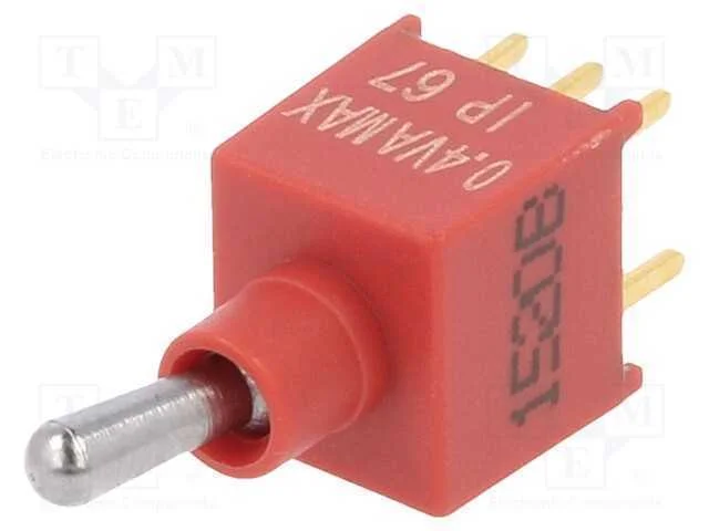 Interruptor: de alavanca, Pos: 2, DPDT, ON-ON, 0,.