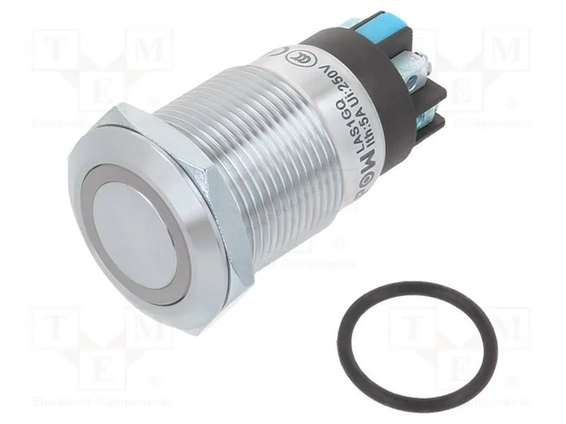 Interruptor: Antivandalismo, Pos: 2, Spdt, 3a/220vac, 5a/24vdc