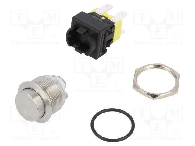 Interruptor: Antivandalismo, Pos: 2, Dpdt, 16a/250vac, Ip65, On-Off