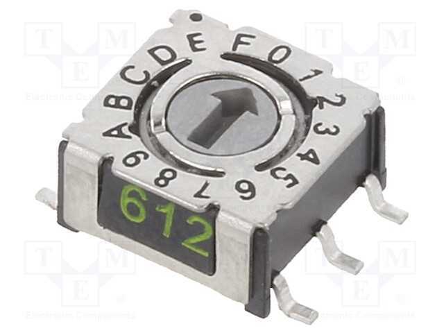 Emissor de Código, Hex/Bcd, Pos: 16, Smd, Rcontacto Max: 80mo, P36