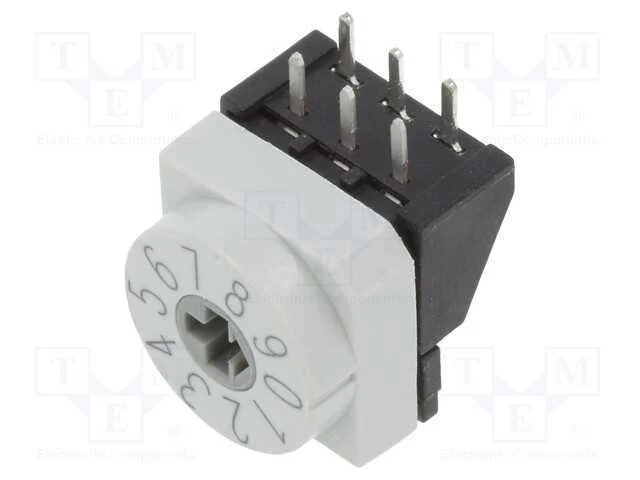 Emissor de código, DEC/BCD, Pos: 10, THT, Rcontac.