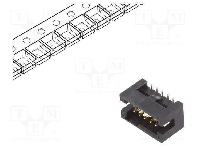 Tomada, IDC, Minitek127, macho, PIN: 10, verticai.