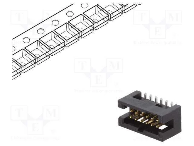 Tomada, IDC, Minitek127, macho, PIN: 12, verticai.