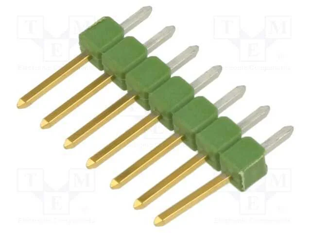 Barra de pinos, pinos, AMPMODU MOD II, macho, PIN.