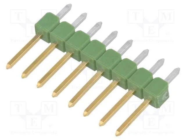 Barra de pinos, pinos, AMPMODU MOD II, macho, PIN.