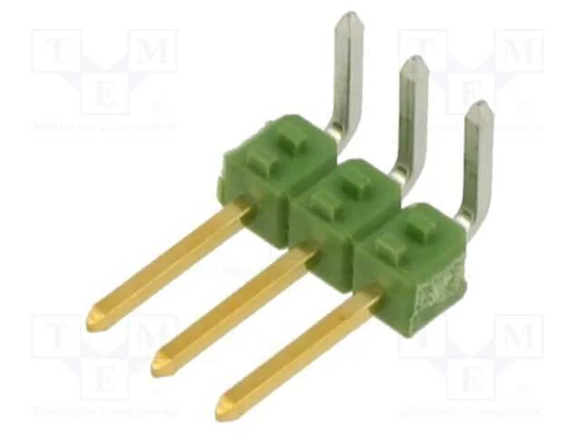 Barra de pinos, pinos, AMPMODU MOD II, macho, PIN.