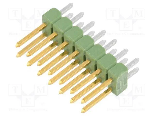 Barra de pinos, pinos, AMPMODU MOD II, macho, PIN.
