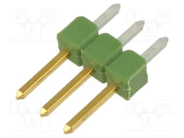 Barra de pinos, pinos, AMPMODU MOD II, macho, PIN.