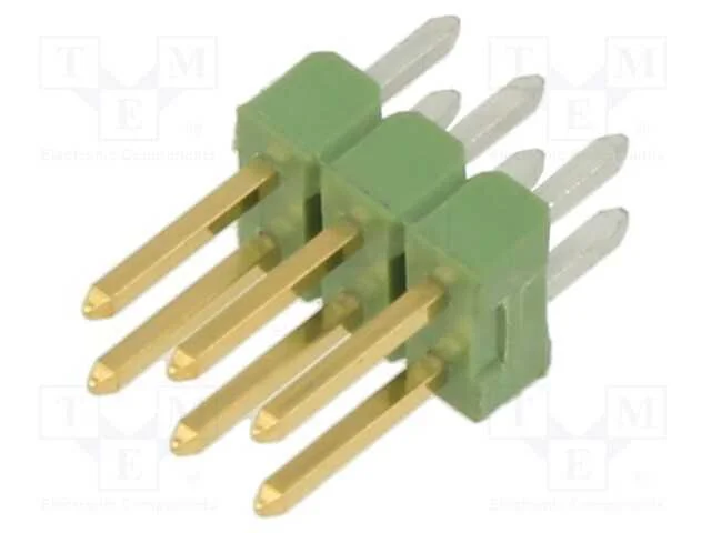 Barra de pinos, pinos, AMPMODU MOD II, macho, PIN.