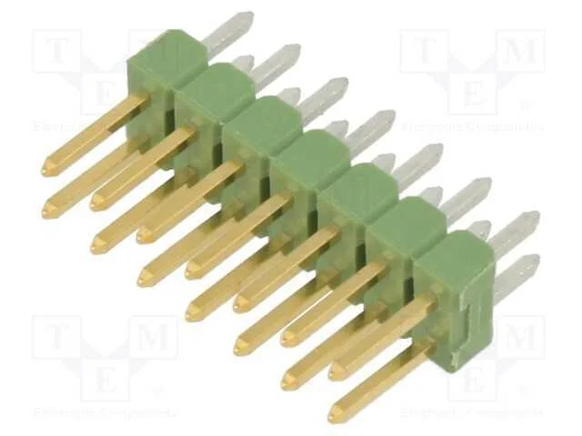 Barra de pinos, pinos, AMPMODU MOD II, macho, PIN.