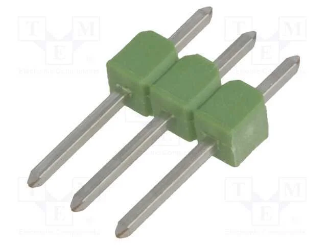 Barra de pinos, pinos, AMPMODU MOD II, macho, PIN.