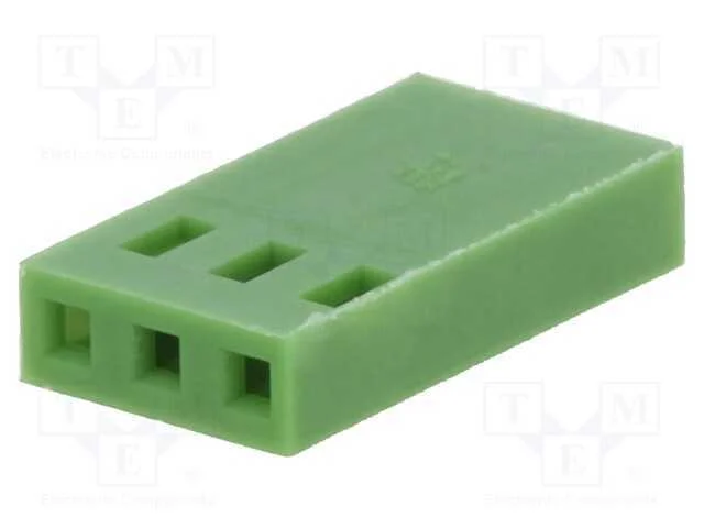 Ficha, pinos, AMPMODU MOD IV, fêmea, PIN: 3, sem .