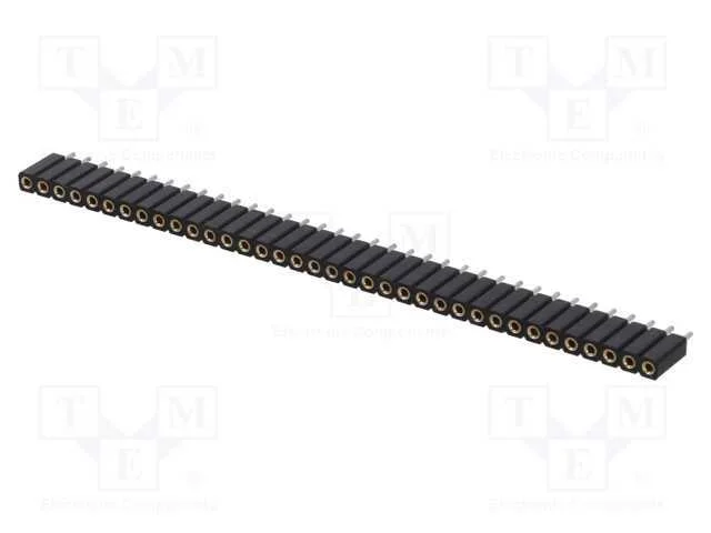 Tomada, pinos, fêmea, PIN: 36, simples, 2,54mm, T.