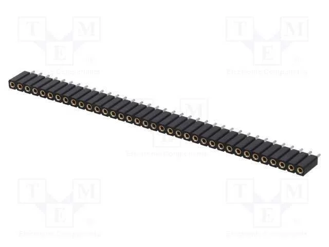 Tomada, pinos, fêmea, PIN: 36, simples, 2,54mm, T.