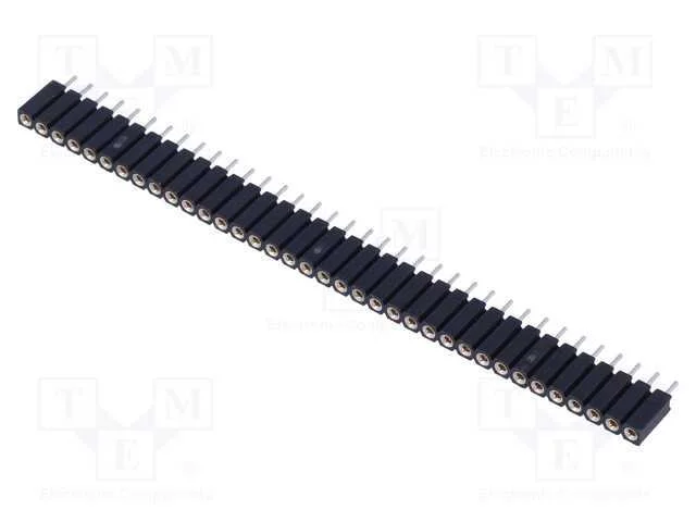 Tomada, pinos, fêmea, PIN: 36, simples, 2,54mm, T.